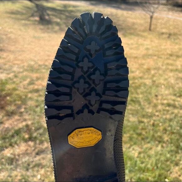 80s Vintage Garmisch German Suede Leather Gorpcore Snow Ski Boots 6.5 Womens - Picture 3 of 4